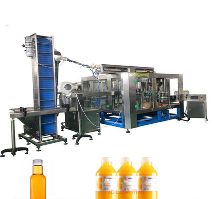 3 In 1 Mesin Pembotolan Jus Konsentrat / Peralatan Pengisian Jus Untuk Botol Pet pemasok