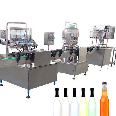 Peralatan Pembotolan Minuman Berkarbonasi 1000 Bph / Peralatan Pembotolan Isi Panas pemasok
