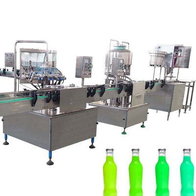 Peralatan Pembotolan Minuman Berkarbonasi 1000 Bph / Peralatan Pembotolan Isi Panas pemasok