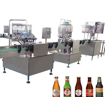 Mesin Pengisian Minuman Berkarbonasi SS304, Mesin Pengisian Bir Splity Tpe Kecil pemasok