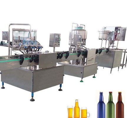 Mesin Pengisian Minuman Berkarbonasi SS304, Mesin Pengisian Bir Splity Tpe Kecil pemasok