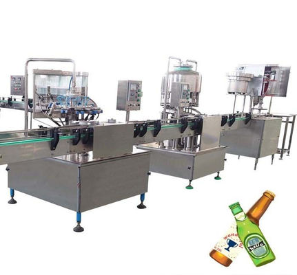 Mesin Pengisian Minuman Berkarbonasi SS304, Mesin Pengisian Bir Splity Tpe Kecil pemasok