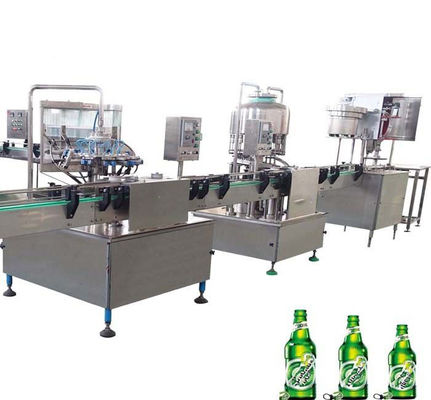 Mesin Pengisian Minuman Berkarbonasi SS304, Mesin Pengisian Bir Splity Tpe Kecil pemasok